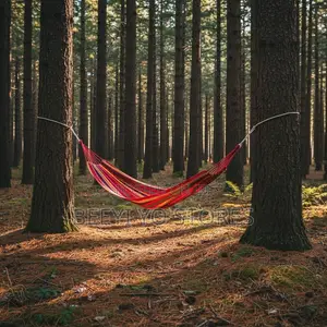 Outdoor Camping Hammock With Travel Backpacks Setup