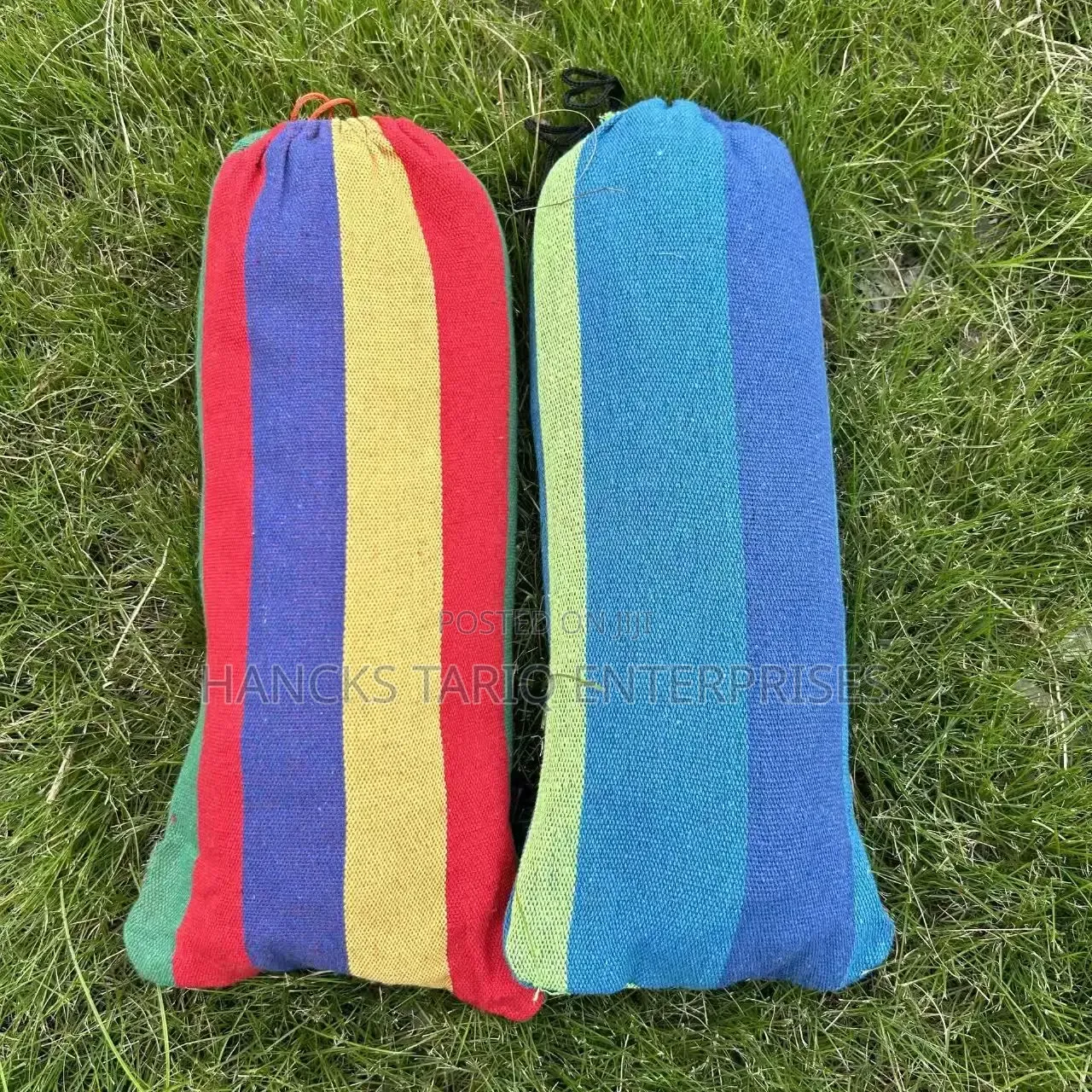 Outdoor Camping Hammock With Travel Backpacks Setup