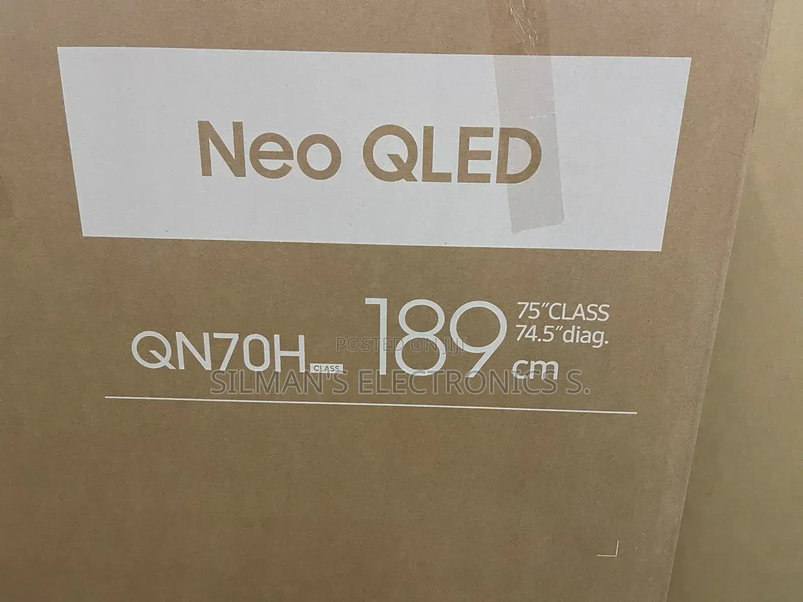 The New Samsung 75" Qn70h Neo Qled TV
