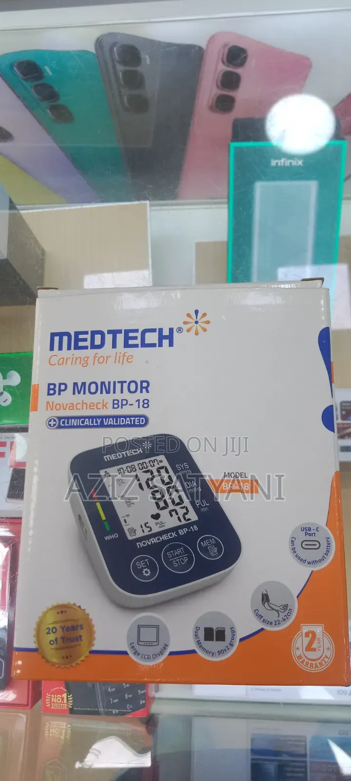 MDD BP18 Fully APDB Pressure Monitor Smart Technology, USB-C Port