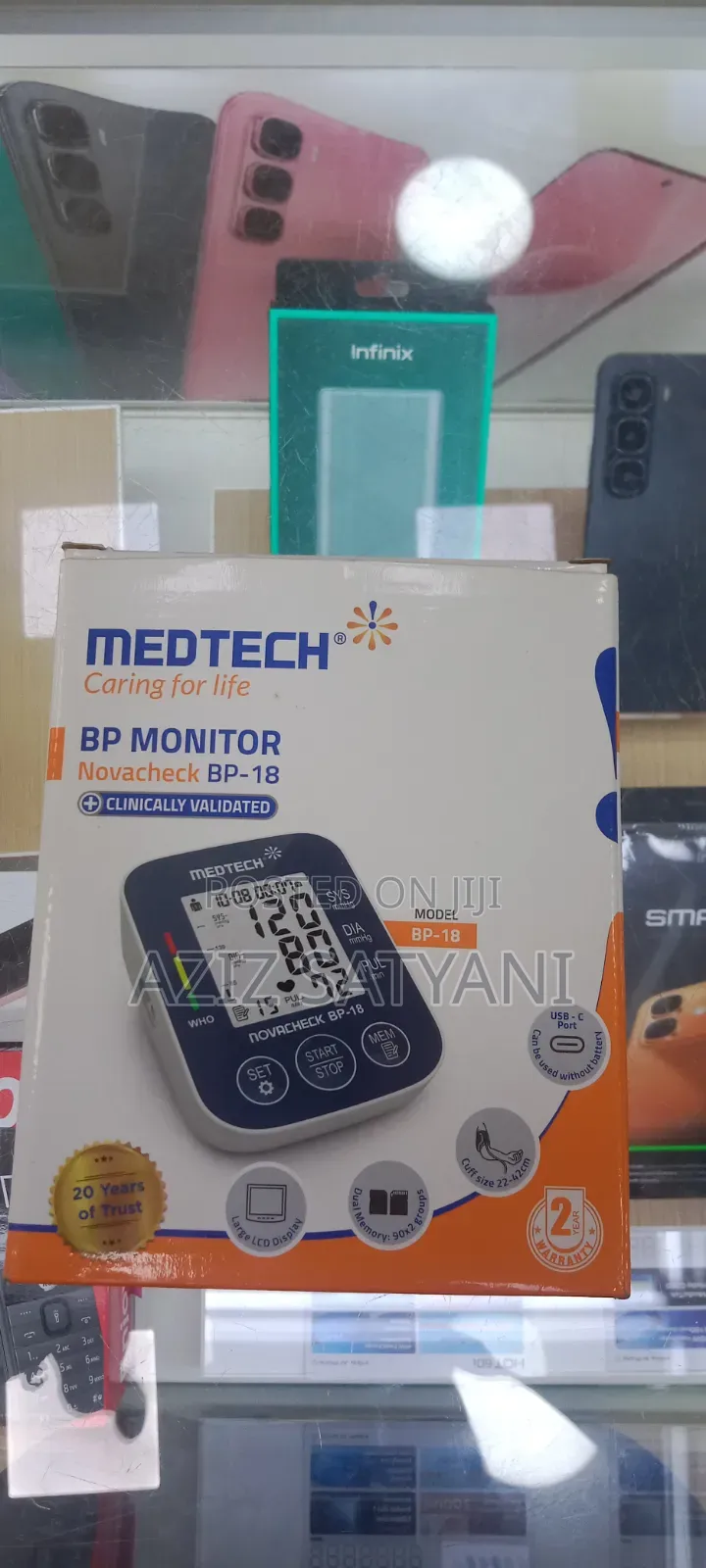 MDD BP18 Fully APDB Pressure Monitor Smart Technology, USB-C Port