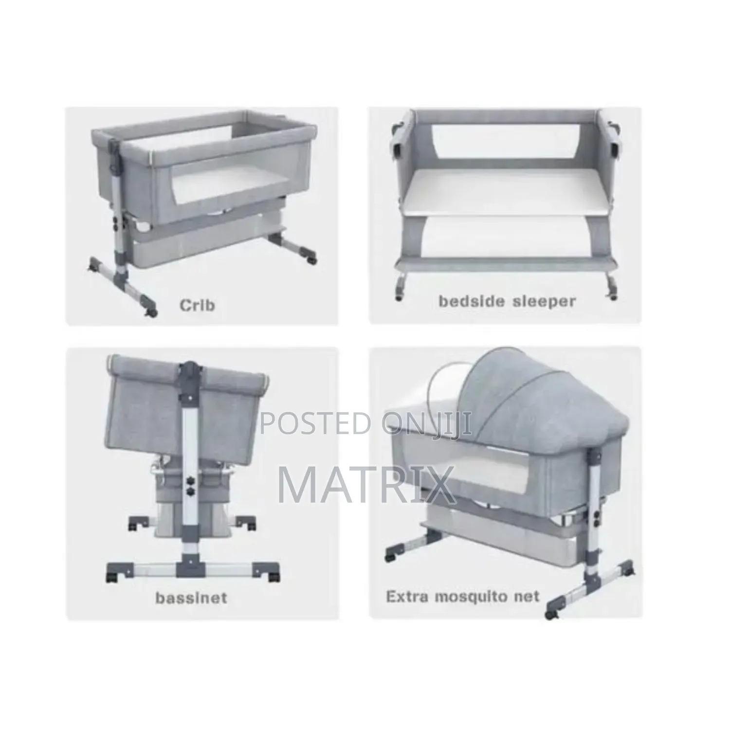 Baby Bassinet Bedside Sleeper, Baby Bed Side Crib With Storage Basket