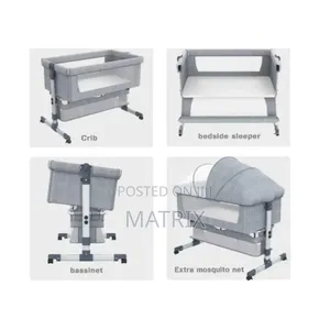 Baby Bassinet Bedside Sleeper, Baby Bed Side Crib With Storage Basket
