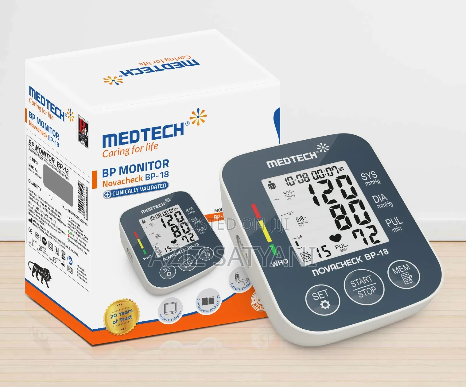 MDD BP18 Fully APDB Pressure Monitor Smart Technology, USB-C Port