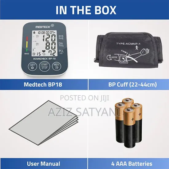 MDD BP18 Fully APDB Pressure Monitor Smart Technology, USB-C Port