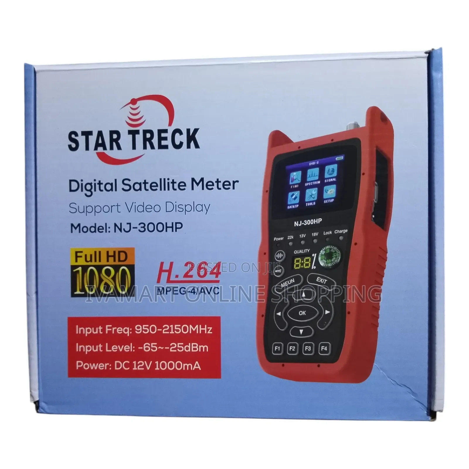 STAR TRECK Digital Satellite Meter / Finder - Supports Video Display