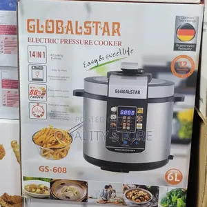 Global Star Electric Pressure Cooker 6l