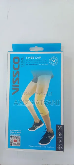 Vissco Knee Cap, Knee Support, for Pain, Sports, Football, Cricket,