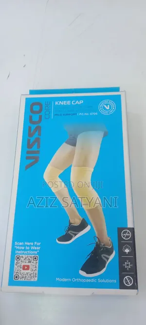 Vissco Knee Cap, Knee Support, for Pain, Sports, Football, Cricket,