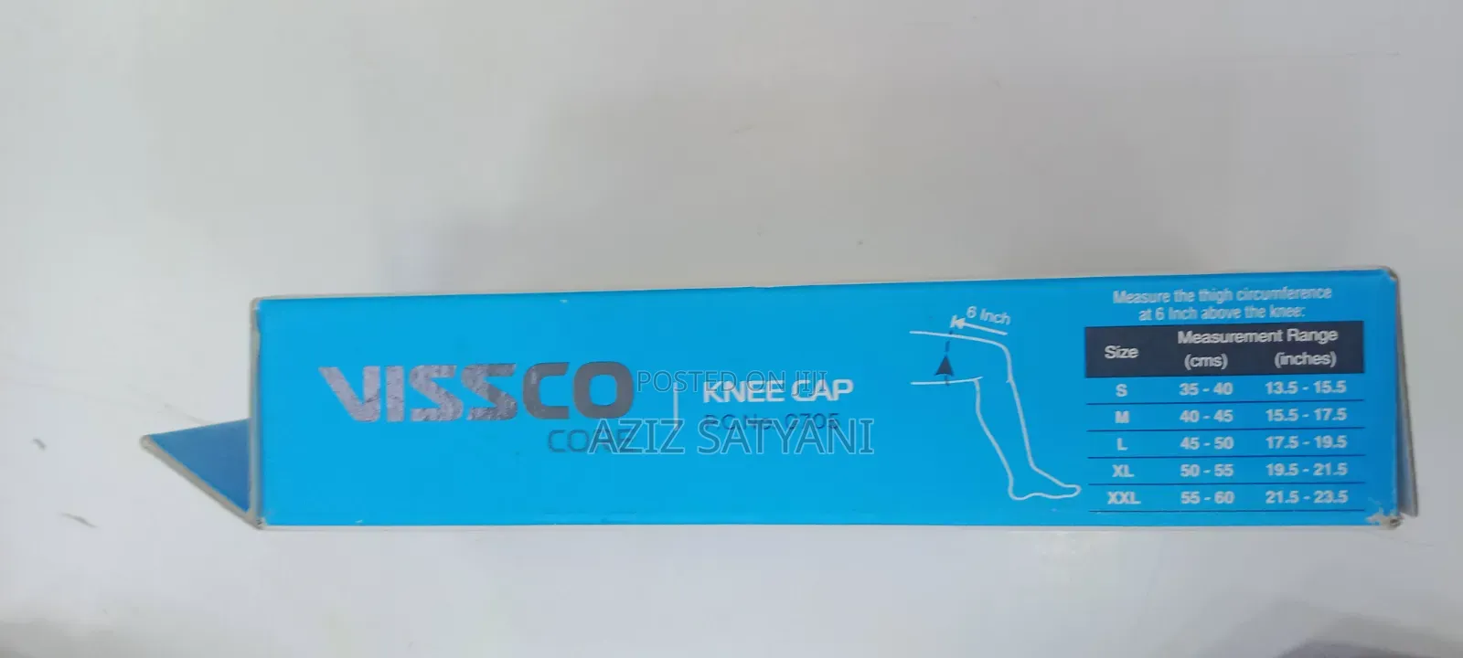 Vissco Knee Cap, Knee Support, for Pain, Sports, Football, Cricket,