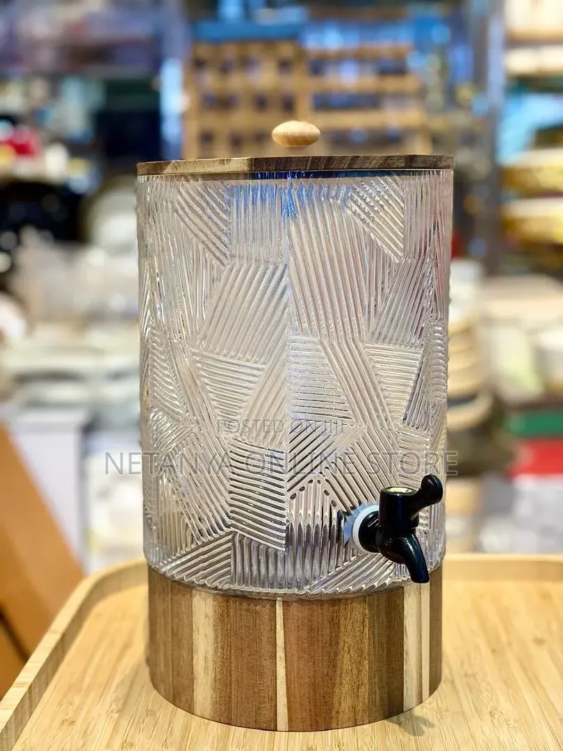 8L Wood Crafted Juice Dispenser
