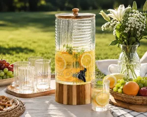 8L Wood Crafted Juice Dispenser