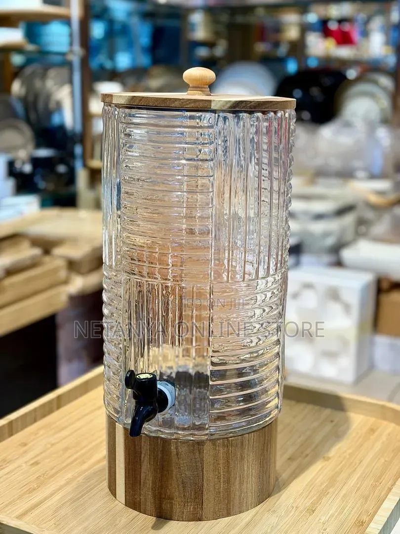 8L Wood Crafted Juice Dispenser