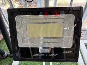 Premium ALLTOP 2000W Outdoor Solar Flood Light Pole and Wall Mounted