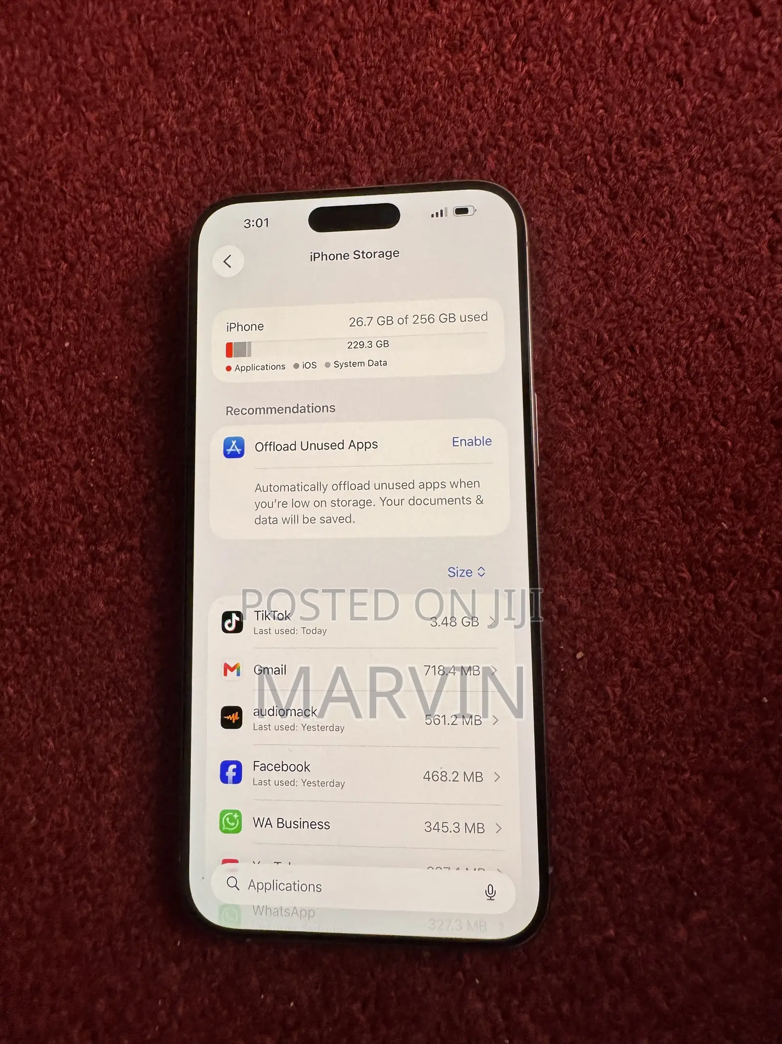 Apple iPhone 15 Pro Max 256 GB Gray