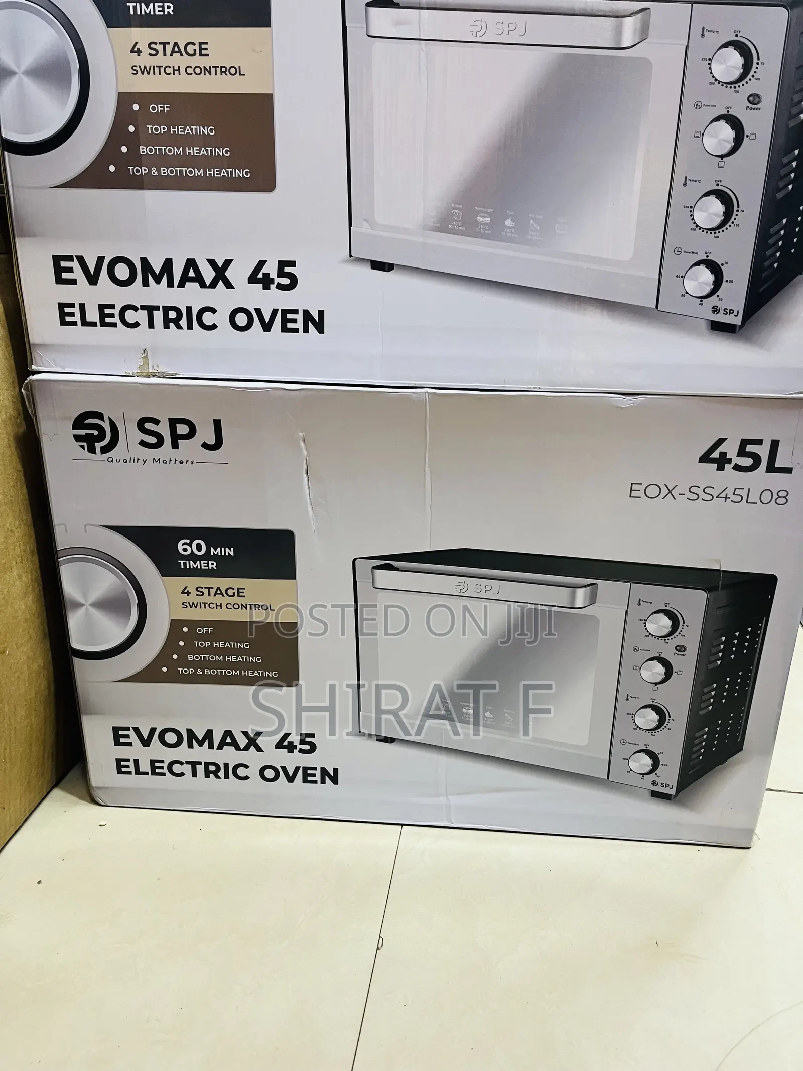 Evomax Electric Oven SPJ 45litre