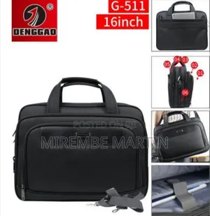 16 Inch, Laptop Briefcase Business Office Bag Water Resistant Durable