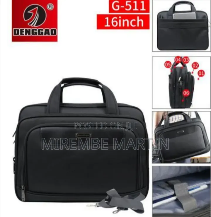 16 Inch, Laptop Briefcase Business Office Bag Water Resistant Durable
