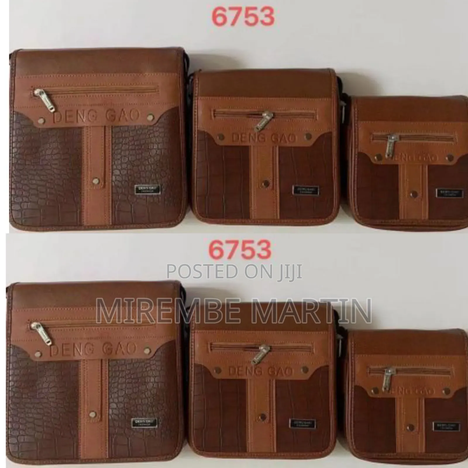 Deng Gao 3 Piece Tote Fashion Business Custom Shoulder Messenger Bag
