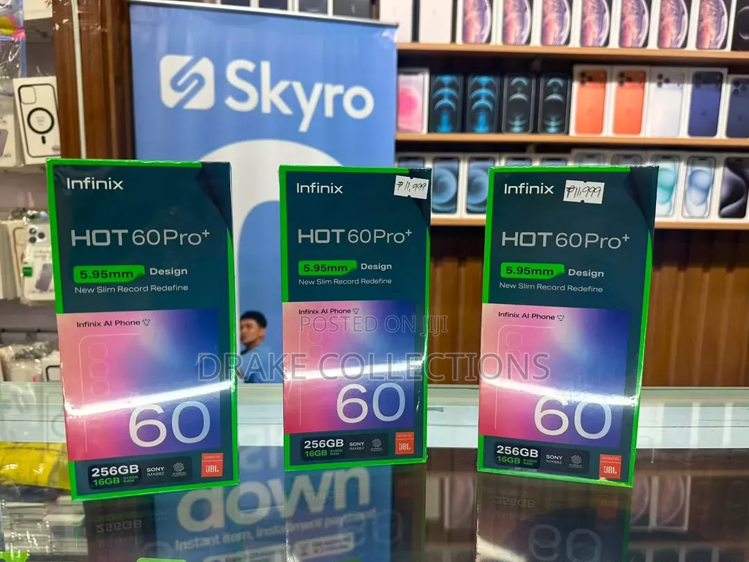 New Infinix Hot 60 Pro+ 256 GB Gray