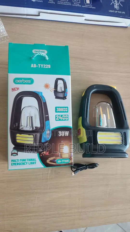 Aerbes 30W Multifunctional Solar Emergency Light AB-TY229
