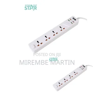 Winningstar 4 Switched Universal Extension Socket Power Strip Electric