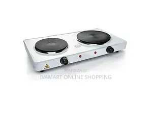 Double Electric Solid Hot Plate - 2 Burners