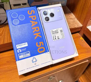 New Tecno Spark 50 128 GB Purple