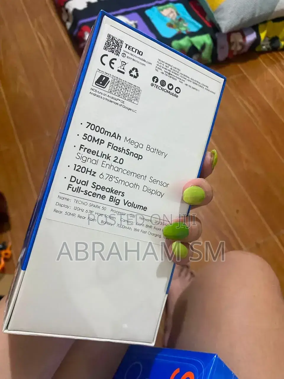 New Tecno Spark 50 128 GB Silver