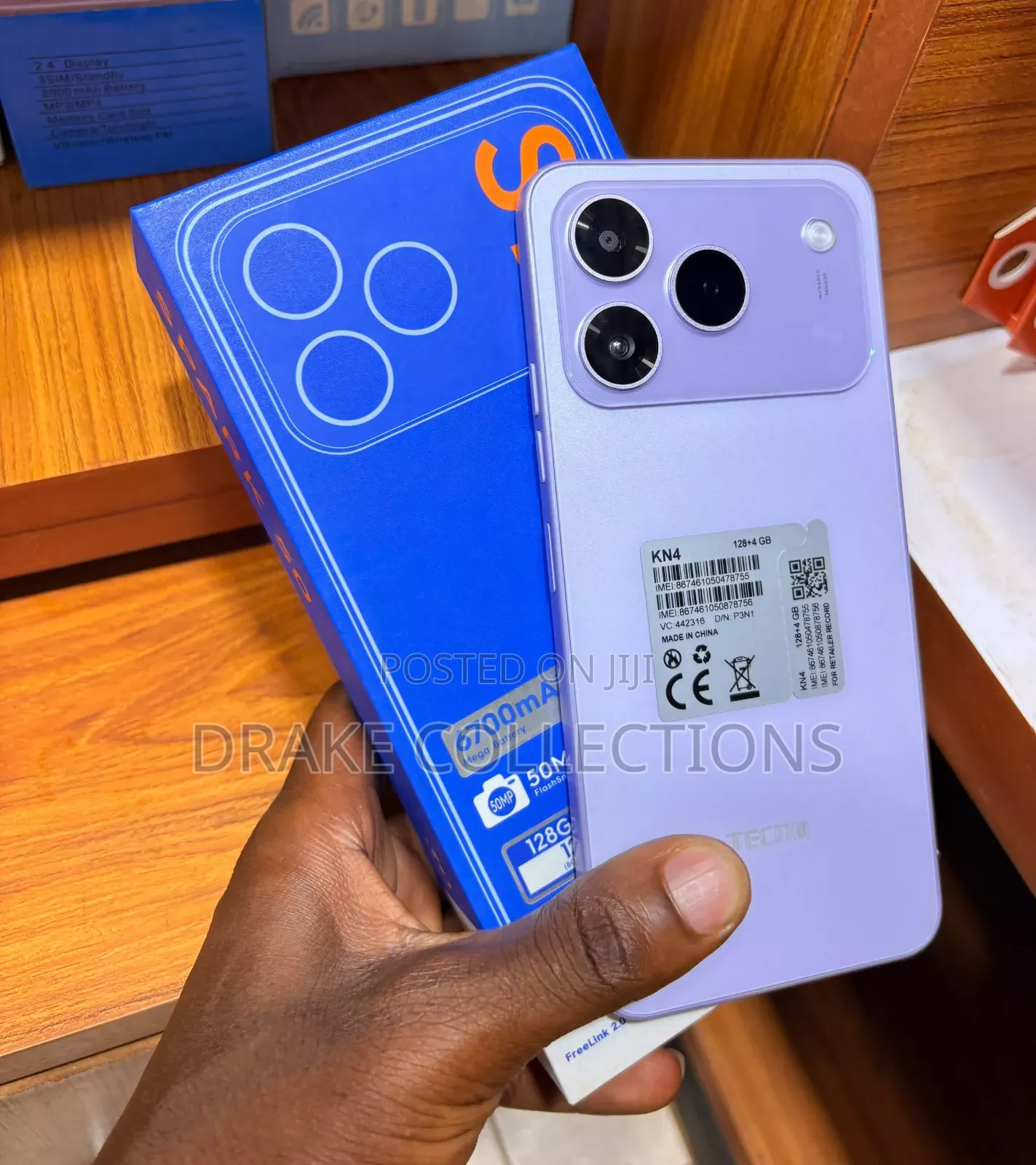 New Tecno Spark 50 128 GB Pink