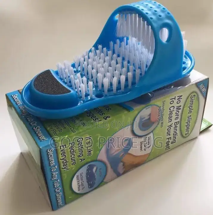 Ergonomic Shower Foot Scrubber and Massager