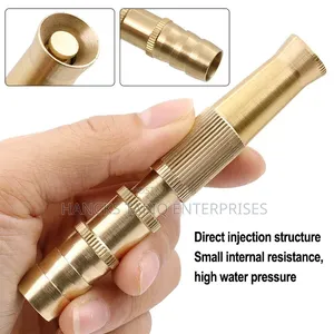 Brass Garden Hose Quick Connect Fittings and Nozzle Set