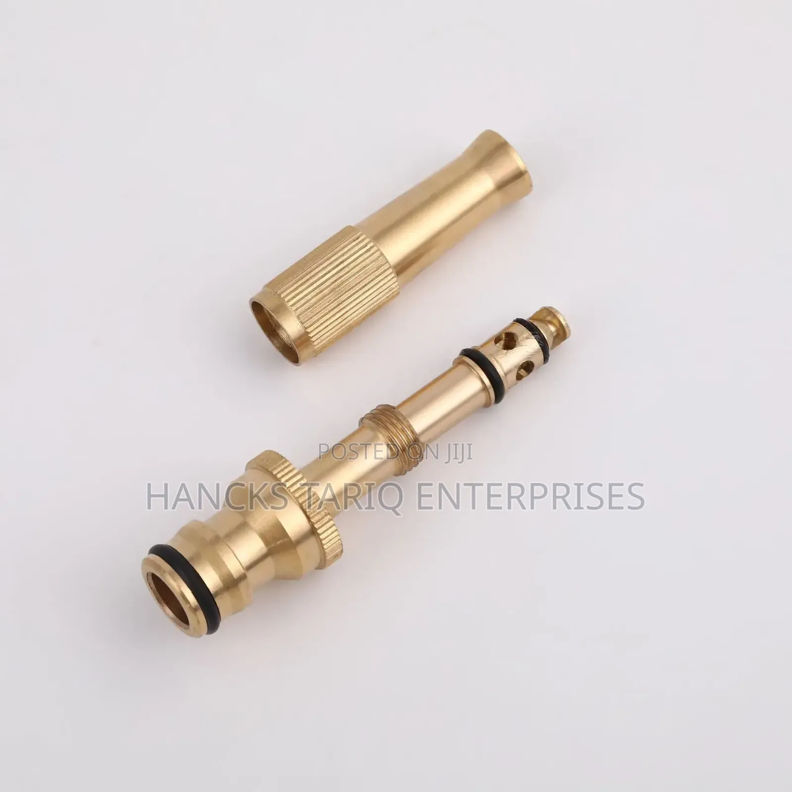 Brass Garden Hose Quick Connect Fittings and Nozzle Set