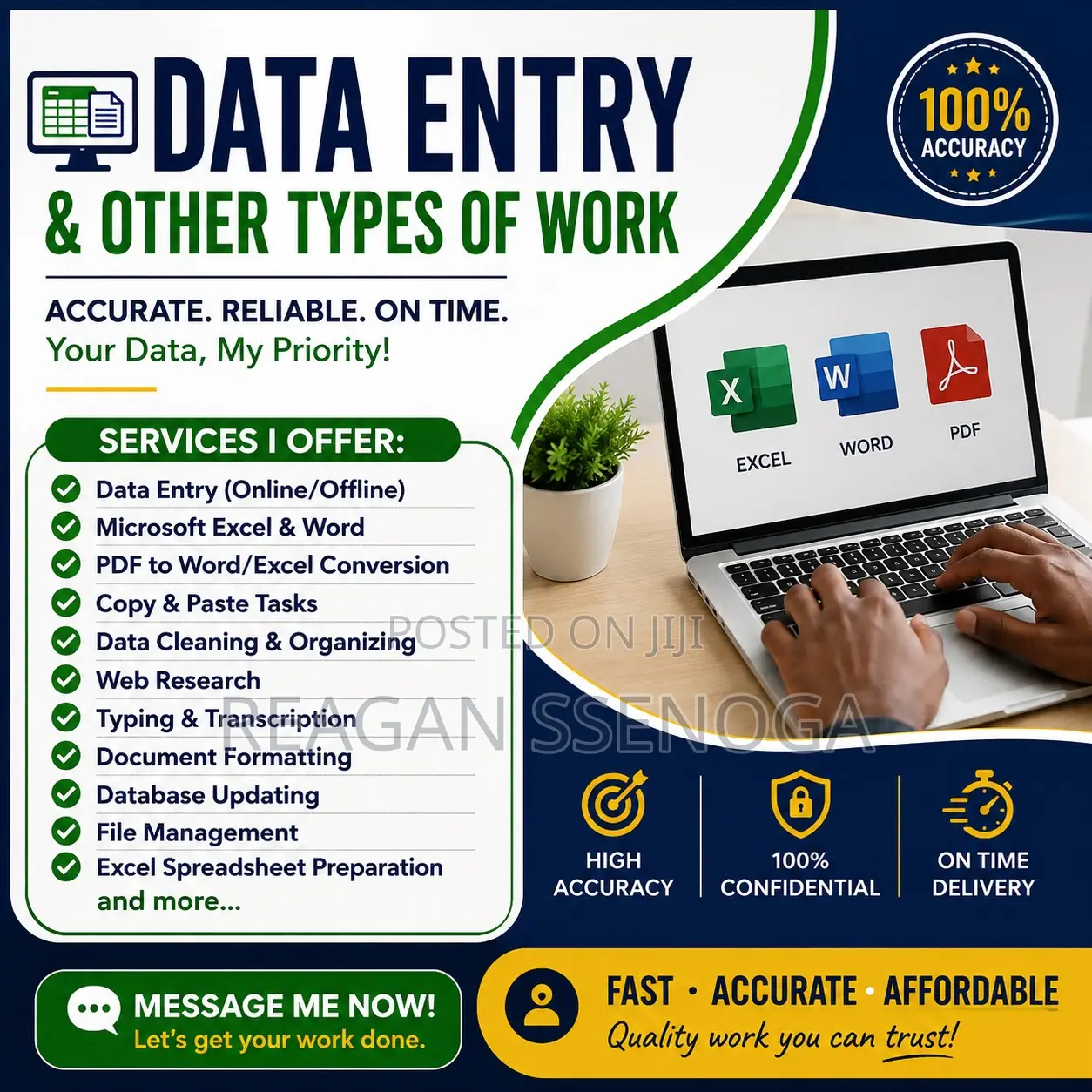 Professional Data Entry Virtual Assistant Services