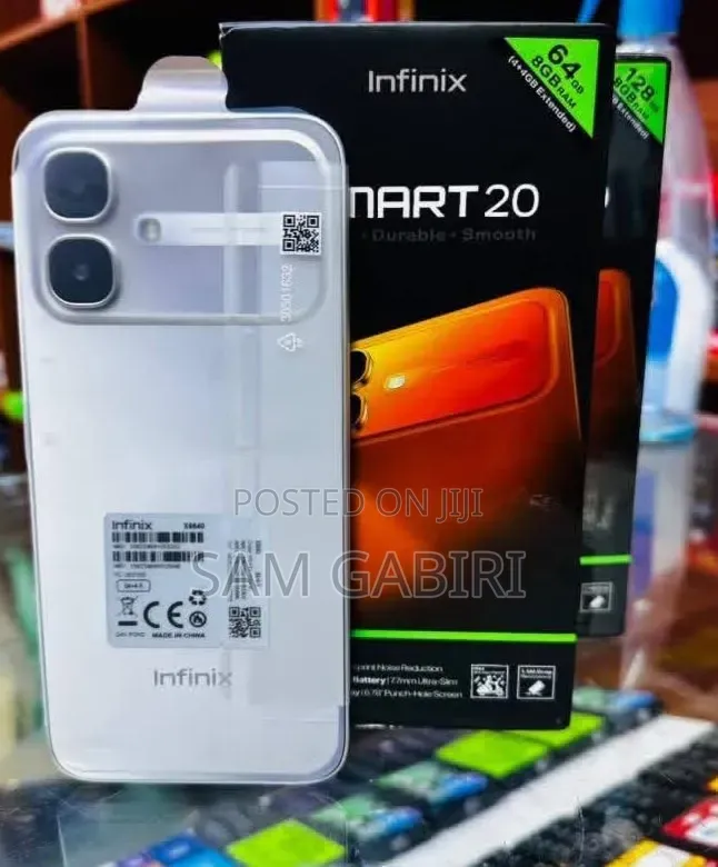 New Infinix Smart 20 128 GB Silver