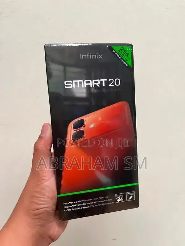 New Infinix Smart 20 128 GB Black