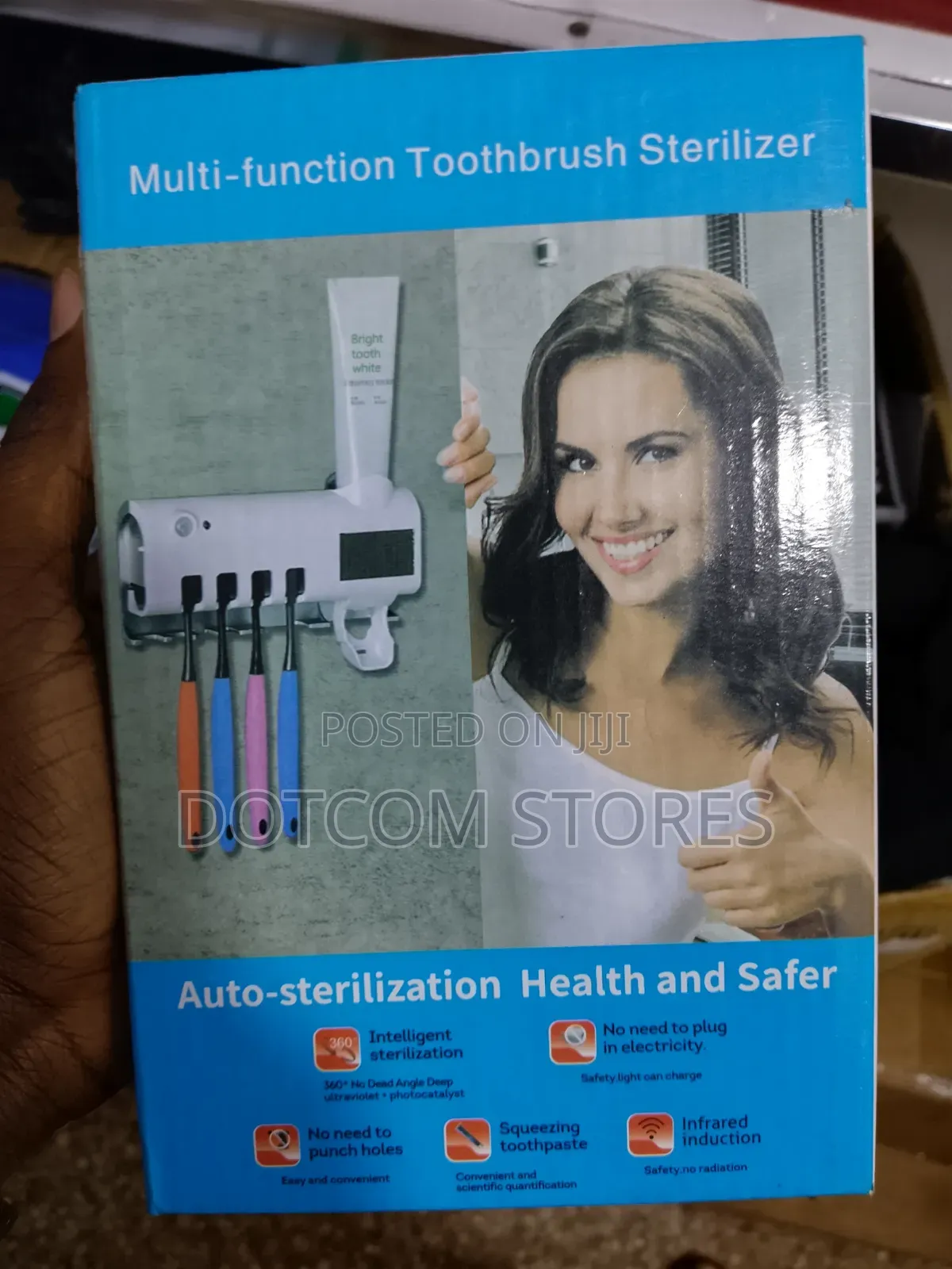 UV Automatic Toothpaste Dispenser ToothBrush Sterilizer