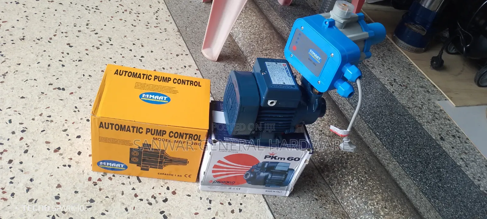 Automatic Pump Controller and Pedrollo Surface Pump(0.5hp)