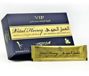 VIP Vital Honey With Caviar Tongkat Ali Male Sex Prowess (12 PC Box)