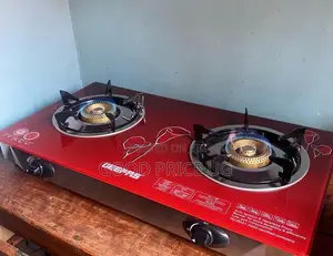 Geepas 2-Burner Glass Top Gas Cooker (Model: GK5602)