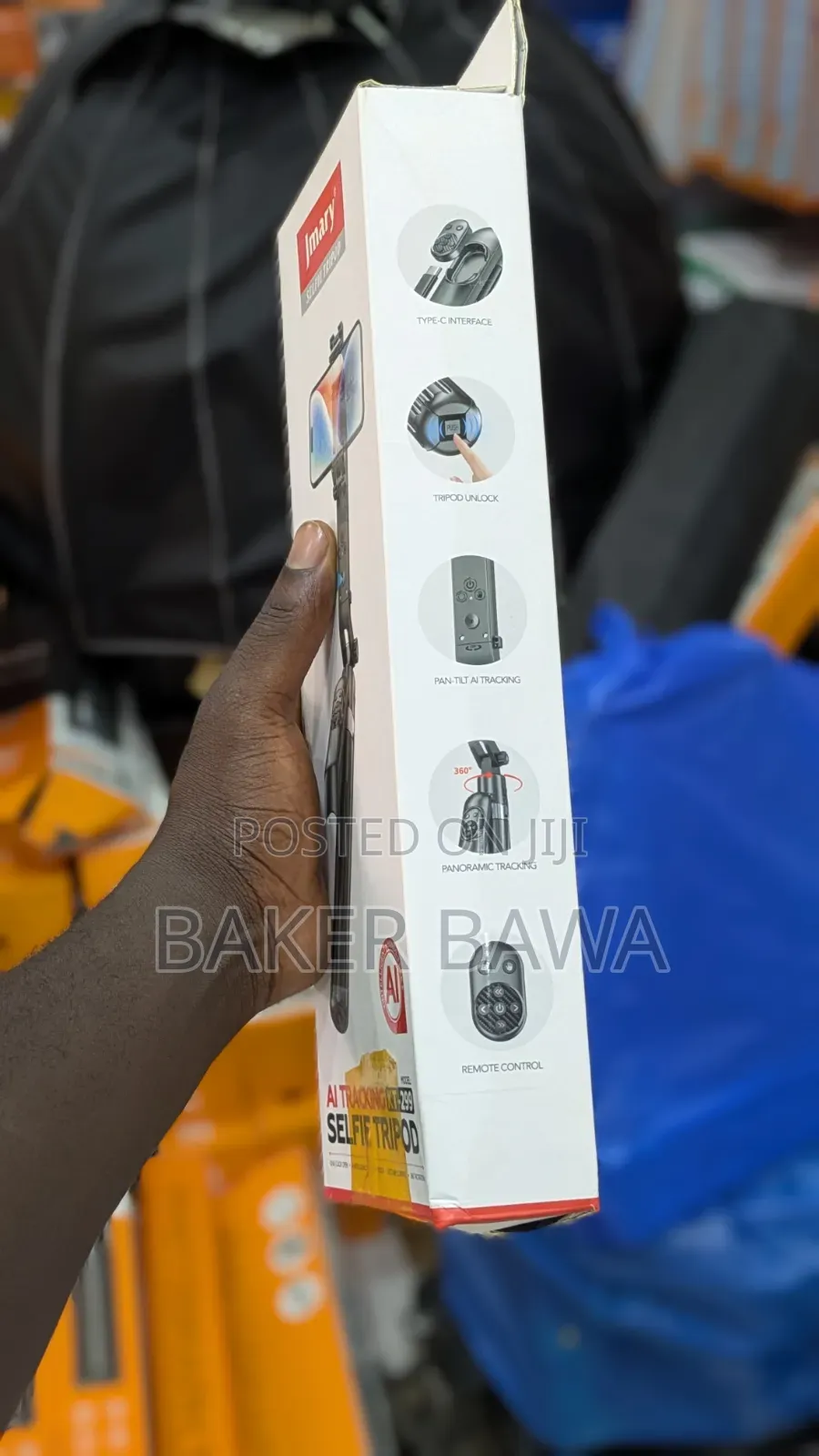 Jmary KT-299 AI Tracking Selfie Tripod Designed for Hands-Free