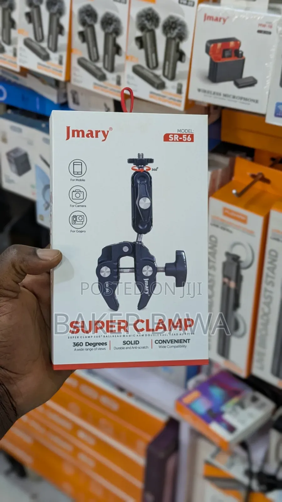 Jmary SR-56 Super Clamp Is a Versatile Mounting Accessory
