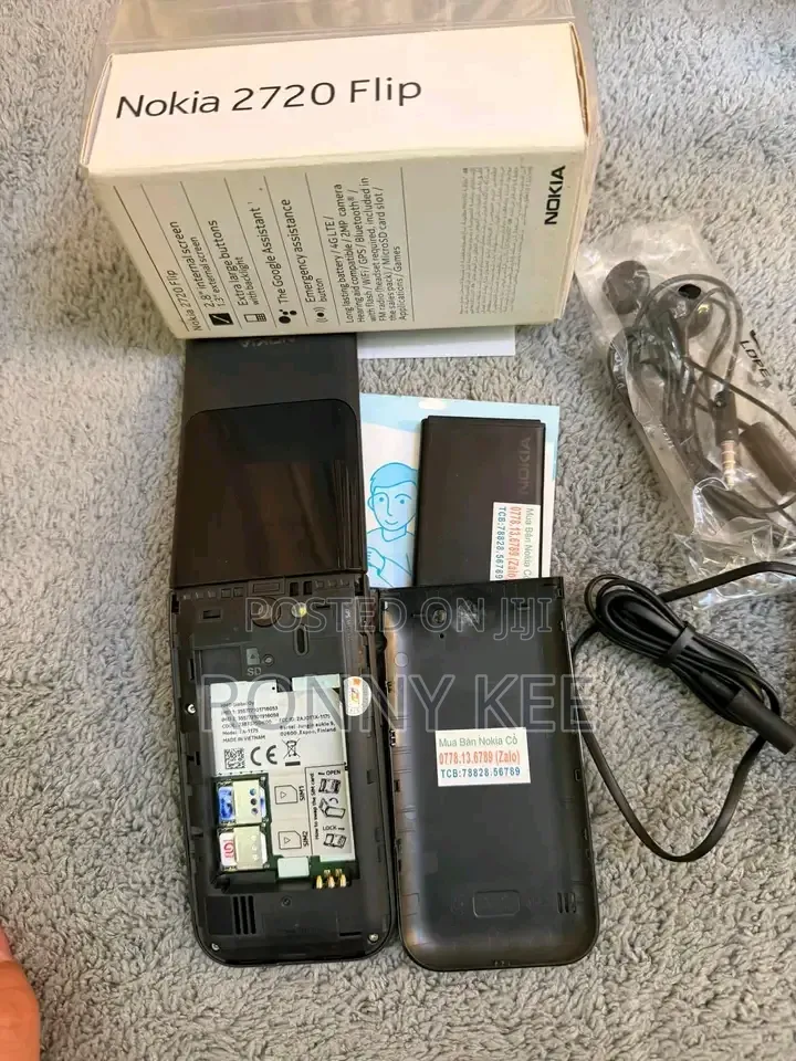 New Nokia 2720 Flip 512 GB Black