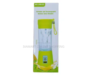 Portable USB Rechargeable Blender (HM-03) – 380ml Green Juice Cup