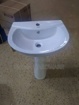 Hand Basin With Padstol Medium Size Francia Good Quality (All Types)