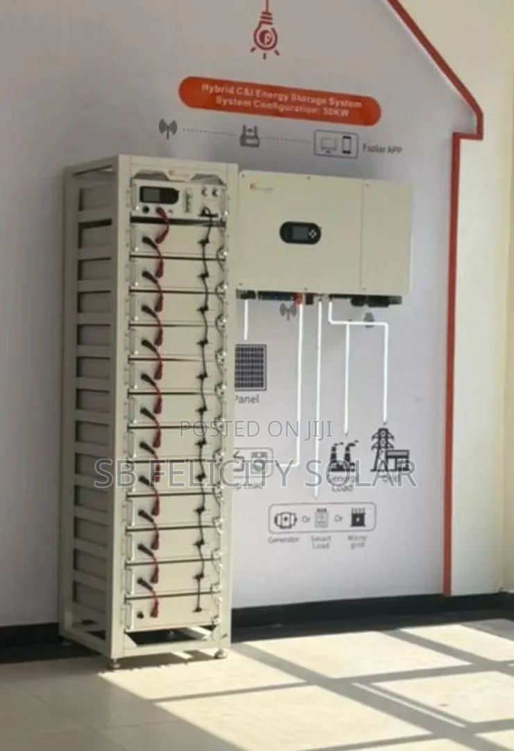 60kwh Lithium Battery and 50 EVA Inverter
