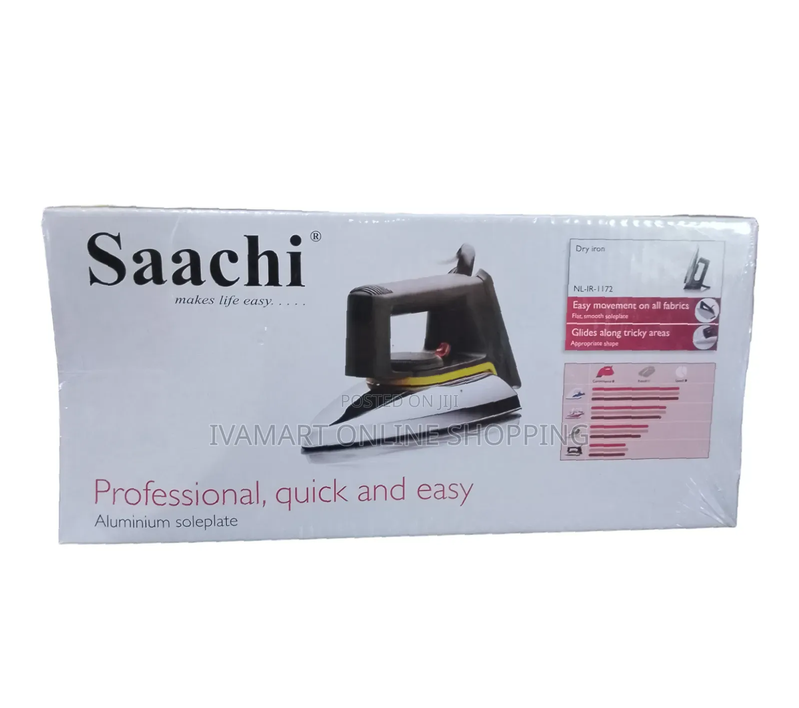 Saachi Dry Flat Iron - Professional and Easy to Use