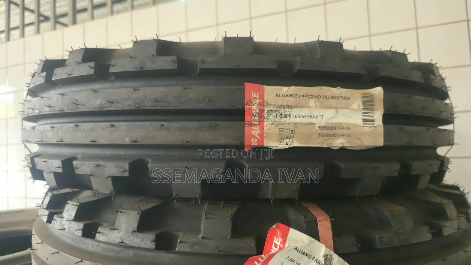 7.50-16 Alliance Farm Tractor Tyres Brand New
