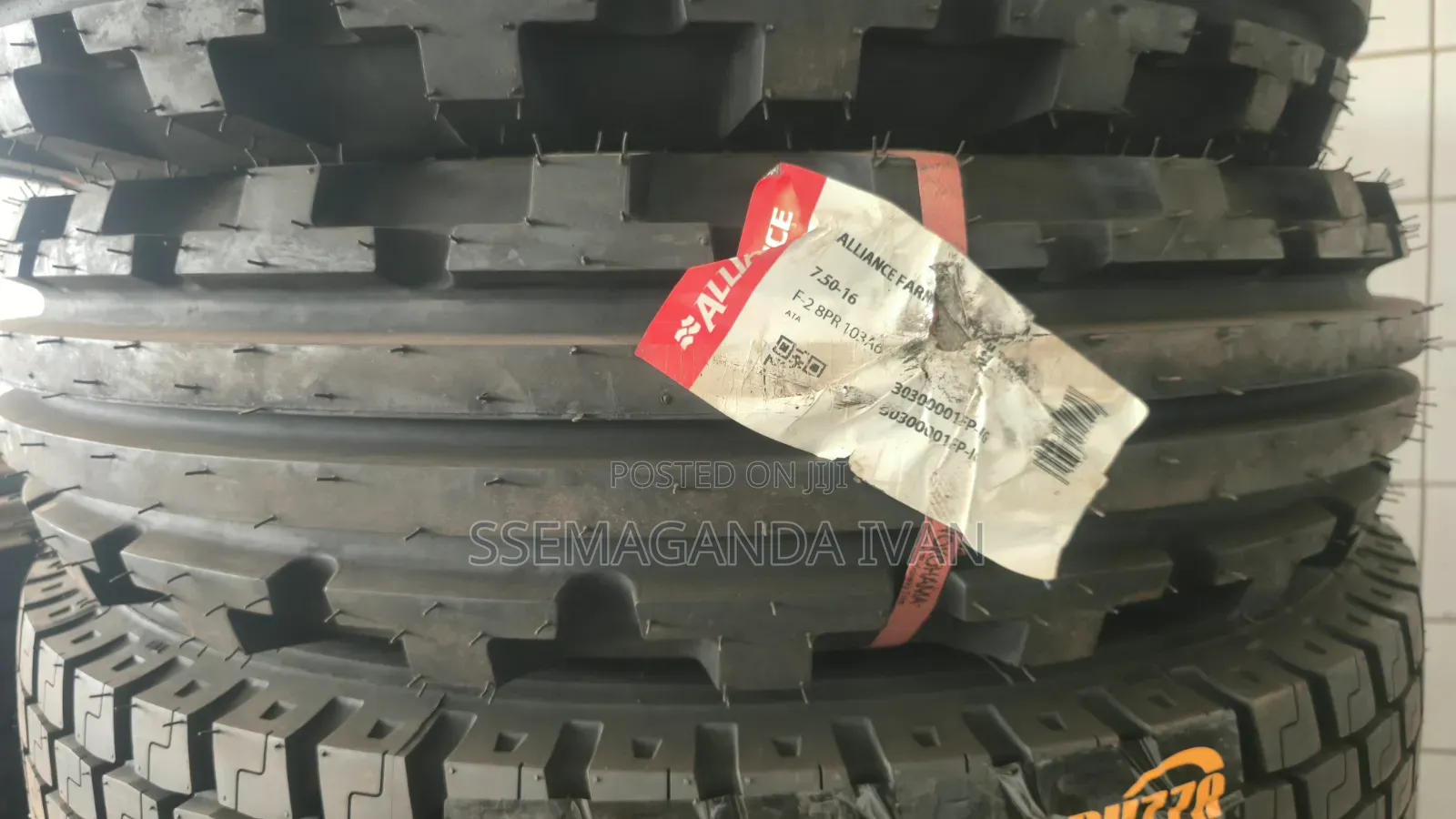7.50-16 Alliance Farm Tractor Tyres Brand New