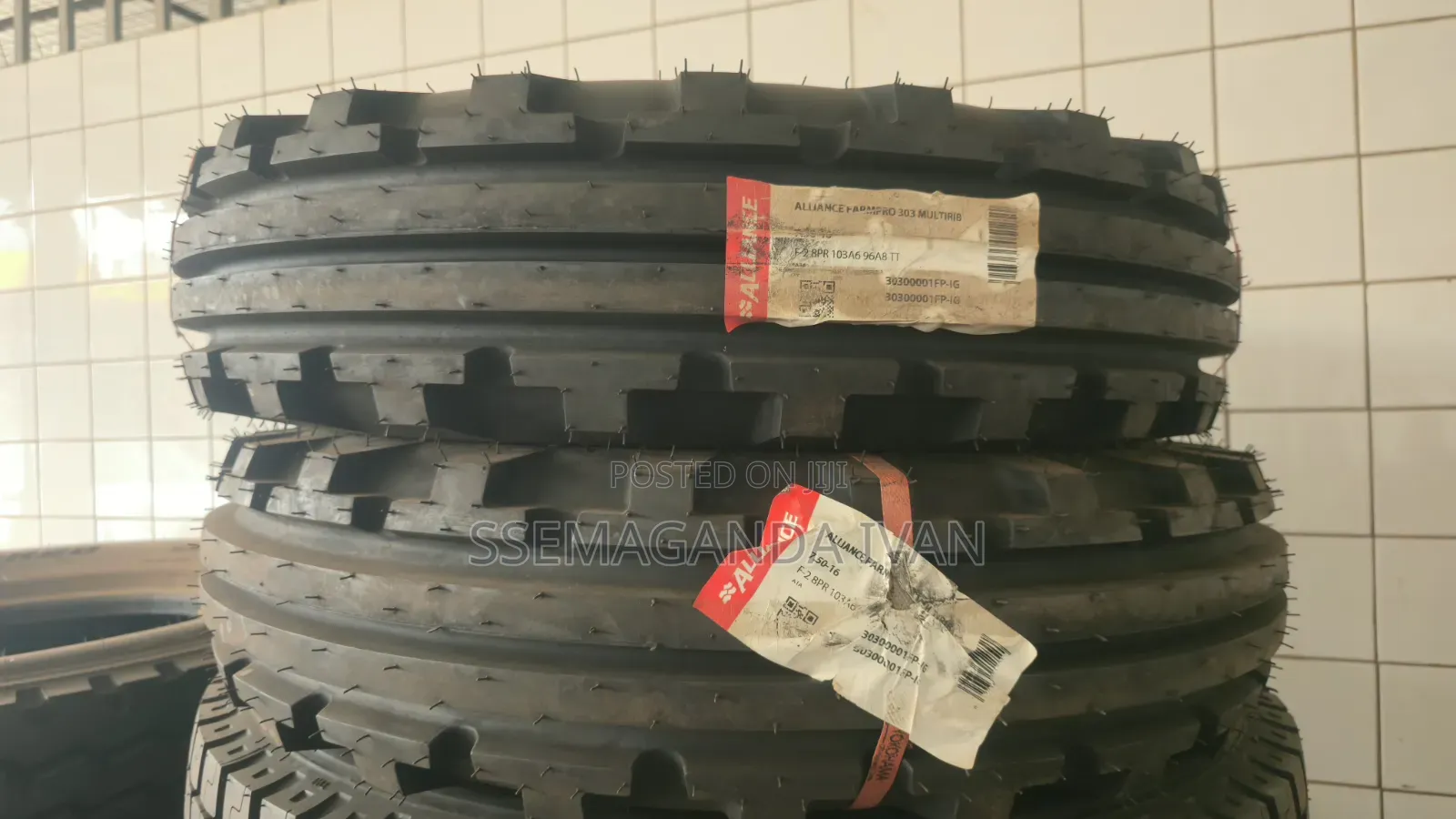 7.50-16 Alliance Farm Tractor Tyres Brand New